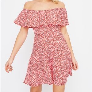 Charlotte Russe Floral Off The Shoulder Dress